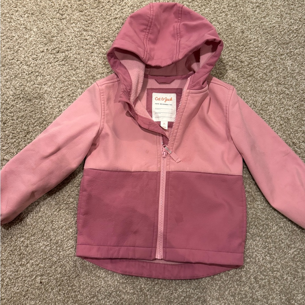 Cat & Jack Pink Hooded Jacket